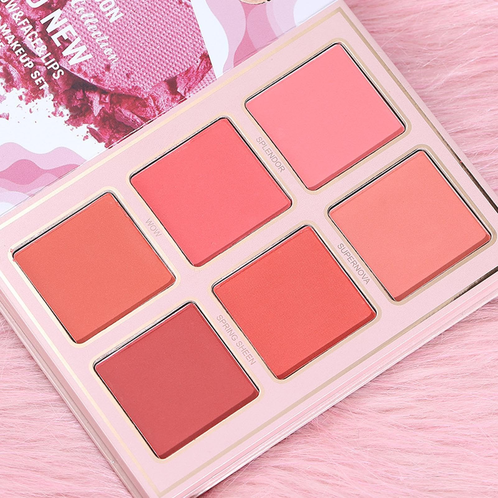 Palette Trucco a Libro per il Trucco del Viso per Donna | Palette Ombretti Portatile Per Studentesse Donne Principianti Artisti Sposa Routine Quotidiana Feste Matrimonio Eventi