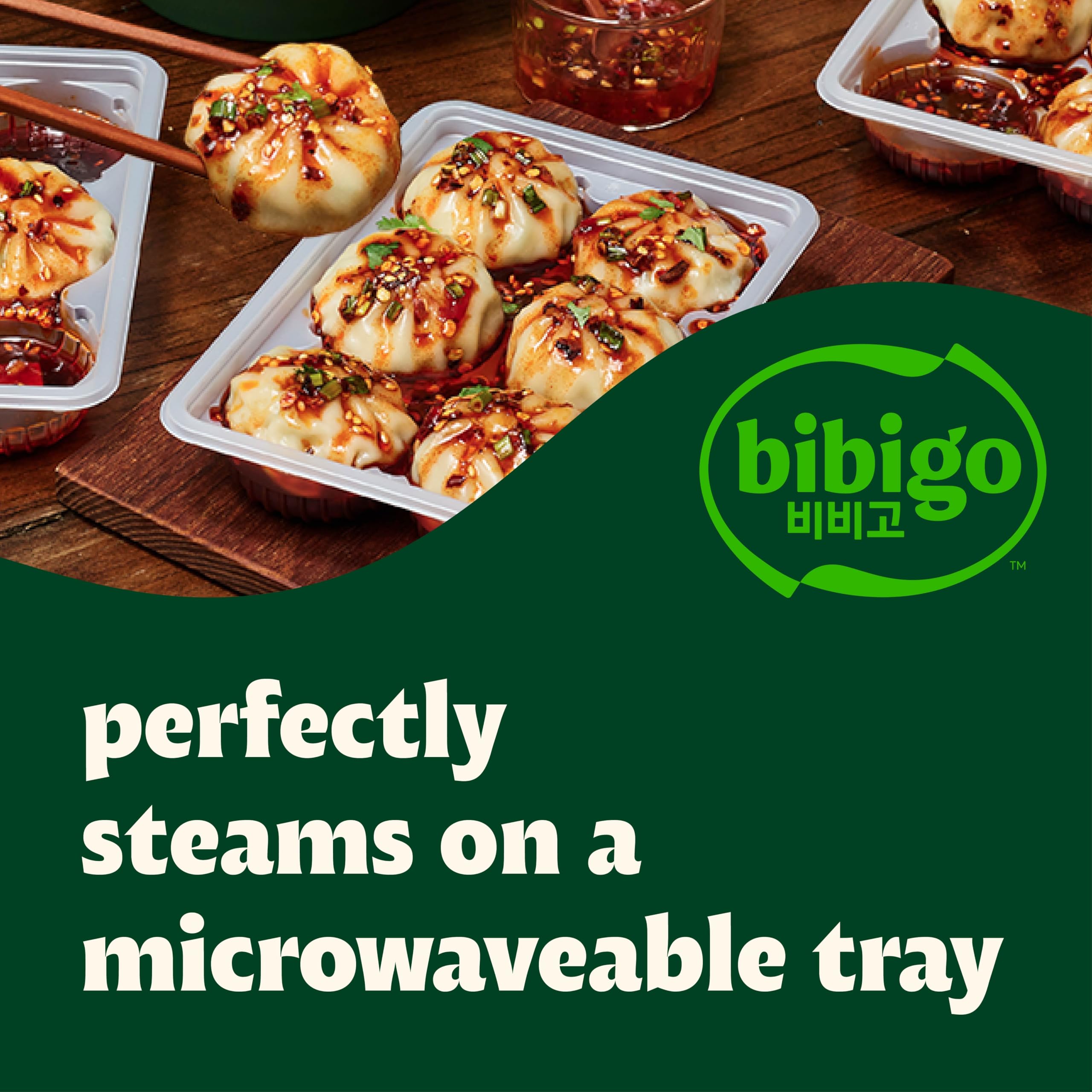Bibigo Chicken and Vegetable Steamed Dumplings 6 Oz — view 4