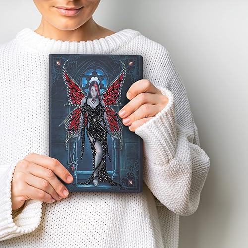 Miniatura 4 de Crystal Art Cuaderno Aracnafaria - Crea una cubierta brillante para cuaderno con cristales - para edades de 8 años en adelante