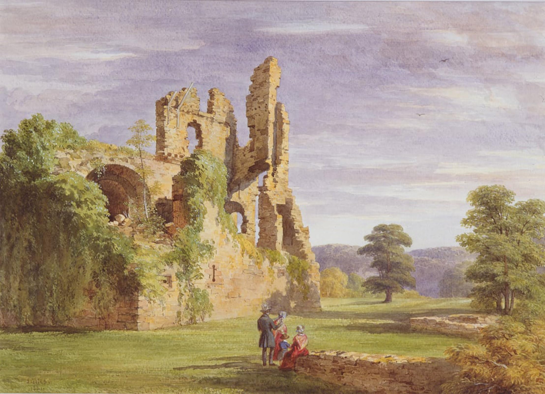 POSTERIIk Famous Modern Artwork Art Mural Gight Castle by Famous Artist Oil Paintings Pictures for Home Decor 60x90cm