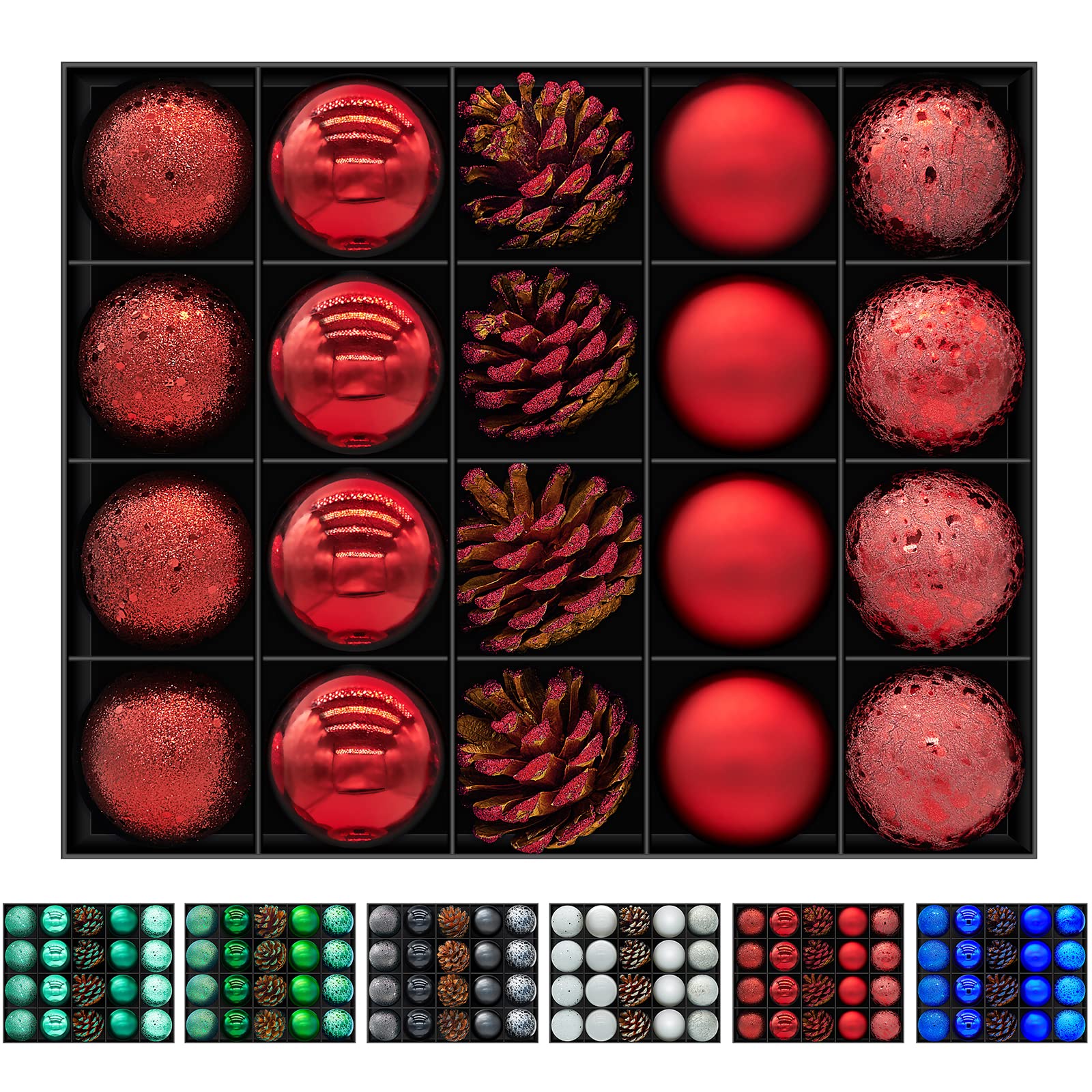 Photo 1 of 1)Thanksgiving Decorations for Home Outdoor
2)Thanksgiving Fall Wreaths
3)Poshlr Christmas Ball Decorations Set of 145 Pcs
4)Babigo 20 Pack Christmas Tree Ornaments *2 sets*