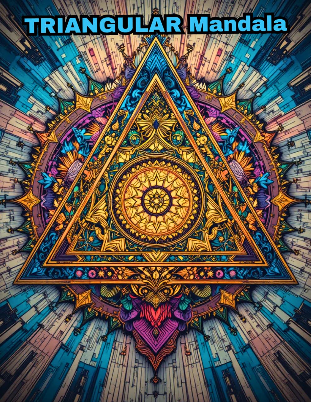 Triangular Mandalas Coloring Book: Geometric Patterns for Stress Relief and Relaxation with 50 Unique Designs