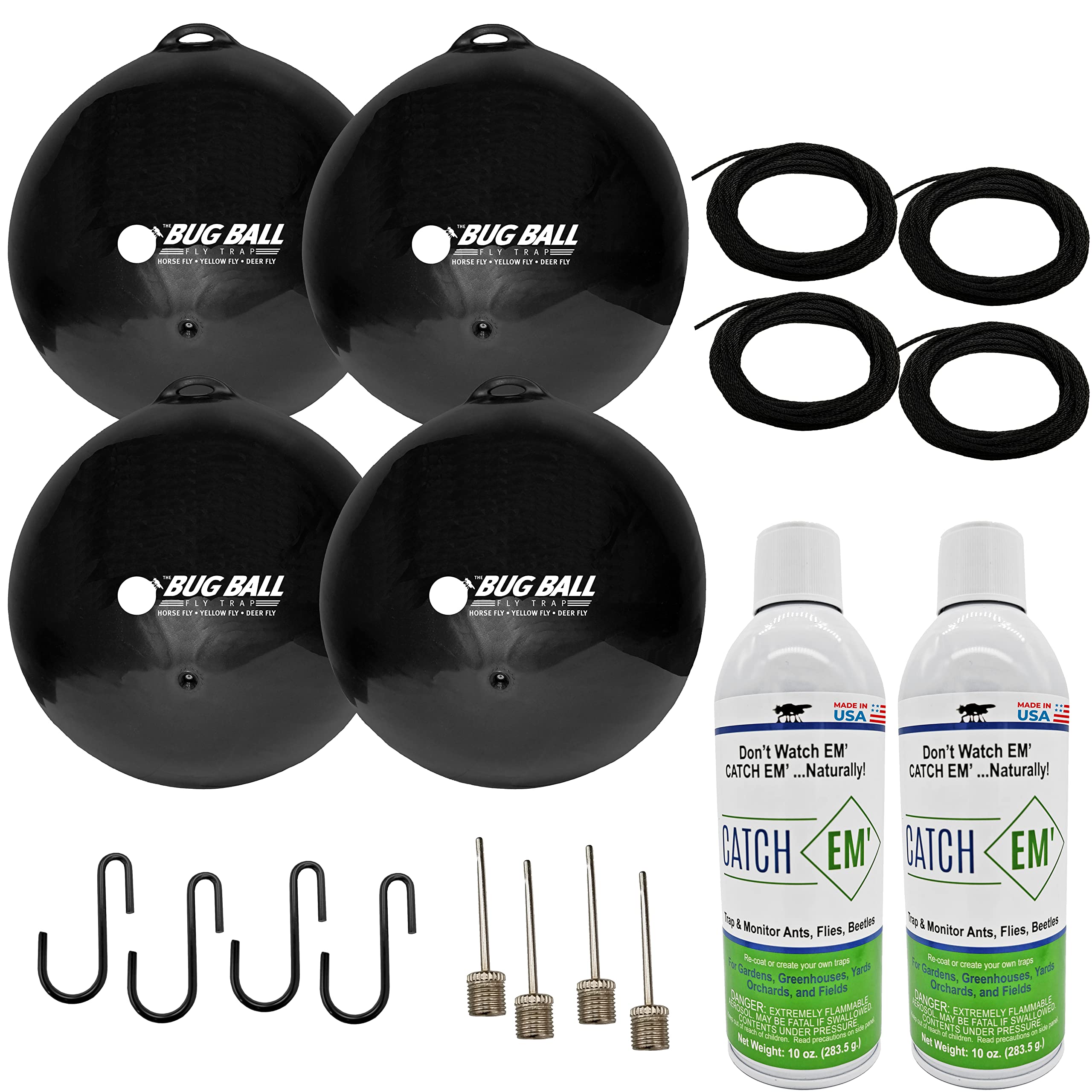 Amazon.com : Bug Ball 4 Pack Deluxe Kit Complete - Odorless Eco ...