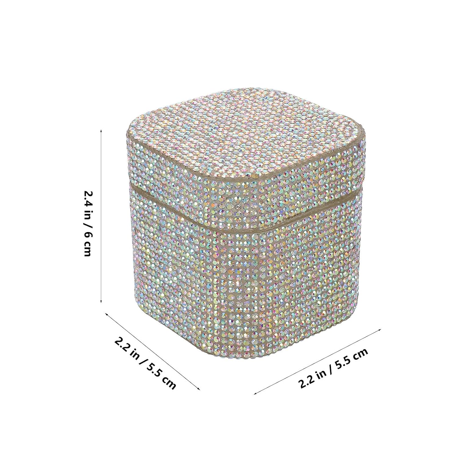 Glass Nail Dappen Dish for Brush Cleaning, Crystal Cup