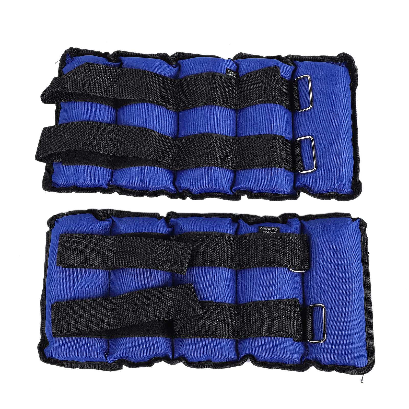 Dilwe Pesas de Tobillo Ajustables, 2 Pesas de Tobillo de Muñeca de 5 Kg para Fitness, Nailon Resistente con Cierres de Gancho y Bucle Ajustables para Entrenamiento Muscular y Pérdida