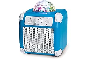 Little Virtuoso: Bluetooth Party Speaker with Disco Ball Light Effects