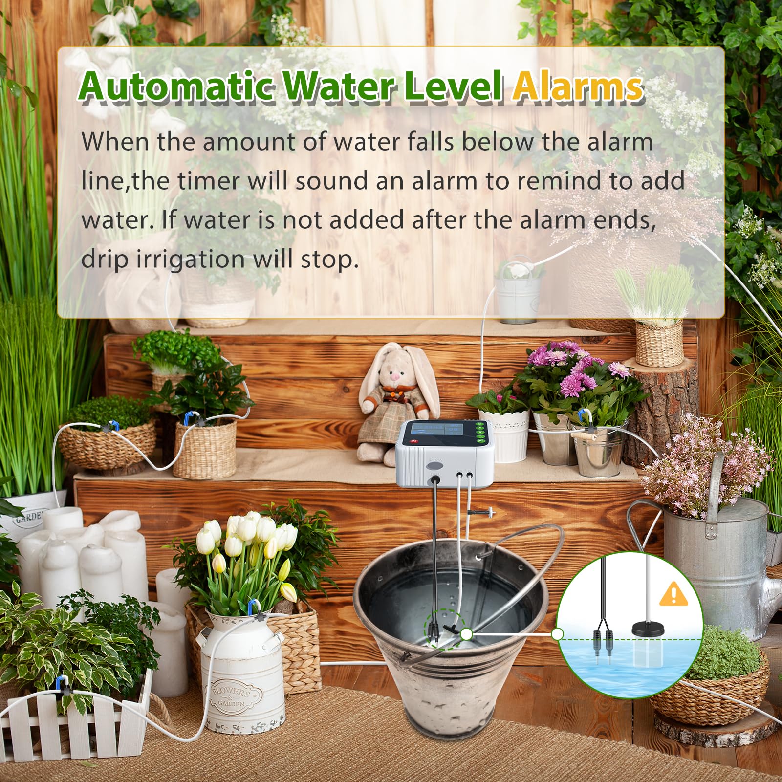 PChero Bewsserungssystem Automatische Bewsserung Indoor, Automatische  pflanzen Bewsserung Tropfbewsserung Bewsserungssystem fr Indoor und  Auen Balkon Garten Rasen Zimmerpflanzen Topfpflanzen : Amazon.de: Garten
