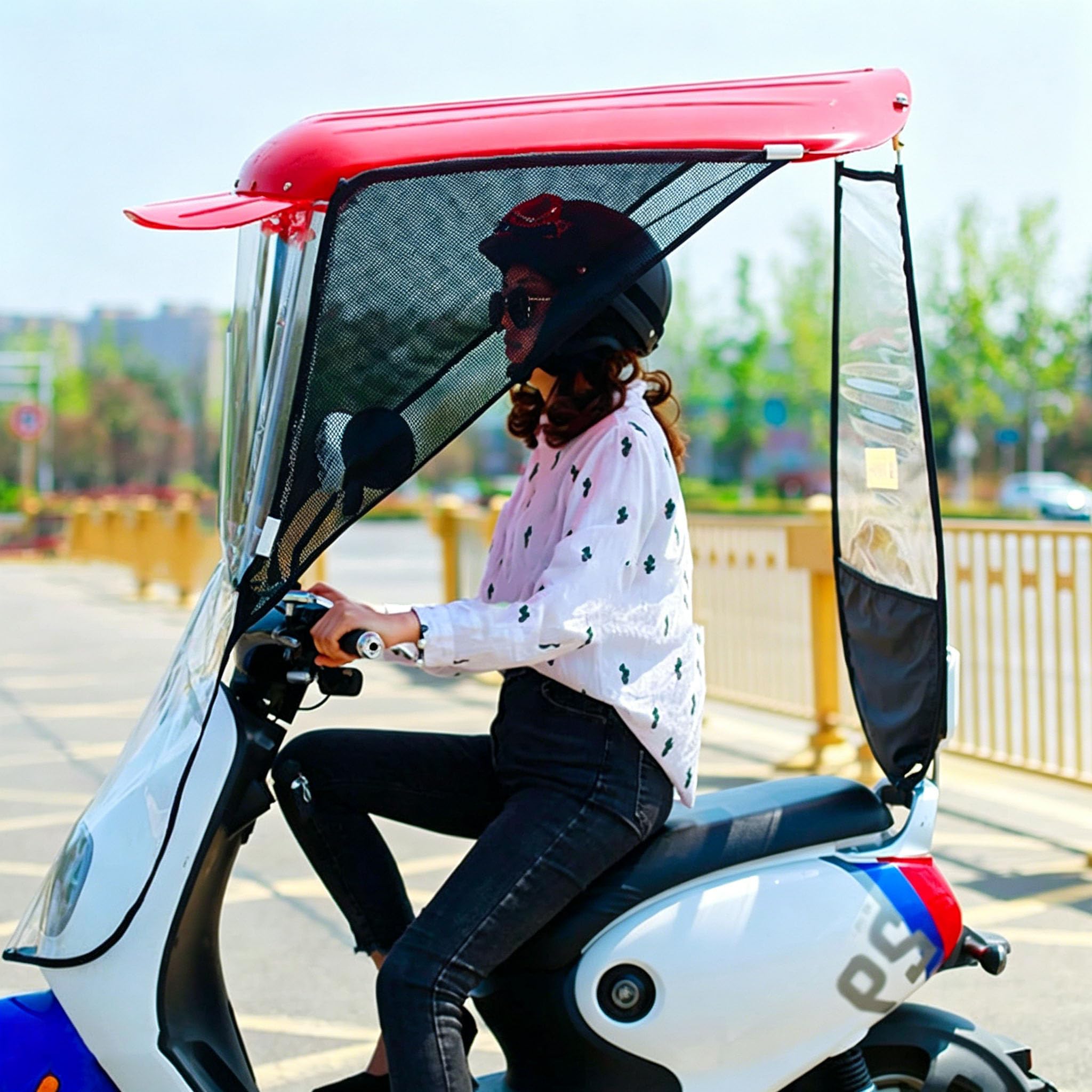 DLLDQBD Mobility Scooter Rain Cover Canopy - Universal Sunshade