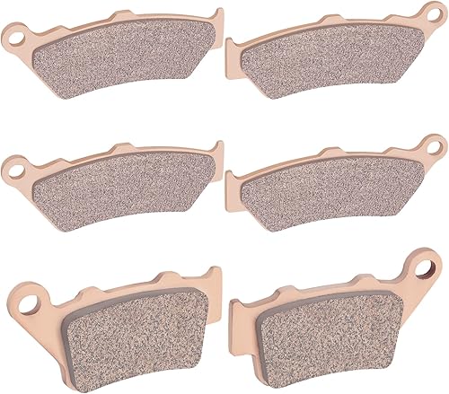 Miniatura 2 de AHL Juego de pastillas de freno delanteras y traseras para BMW F800GS F800 GS 2008-2011 (a base de cobre sinterizado)