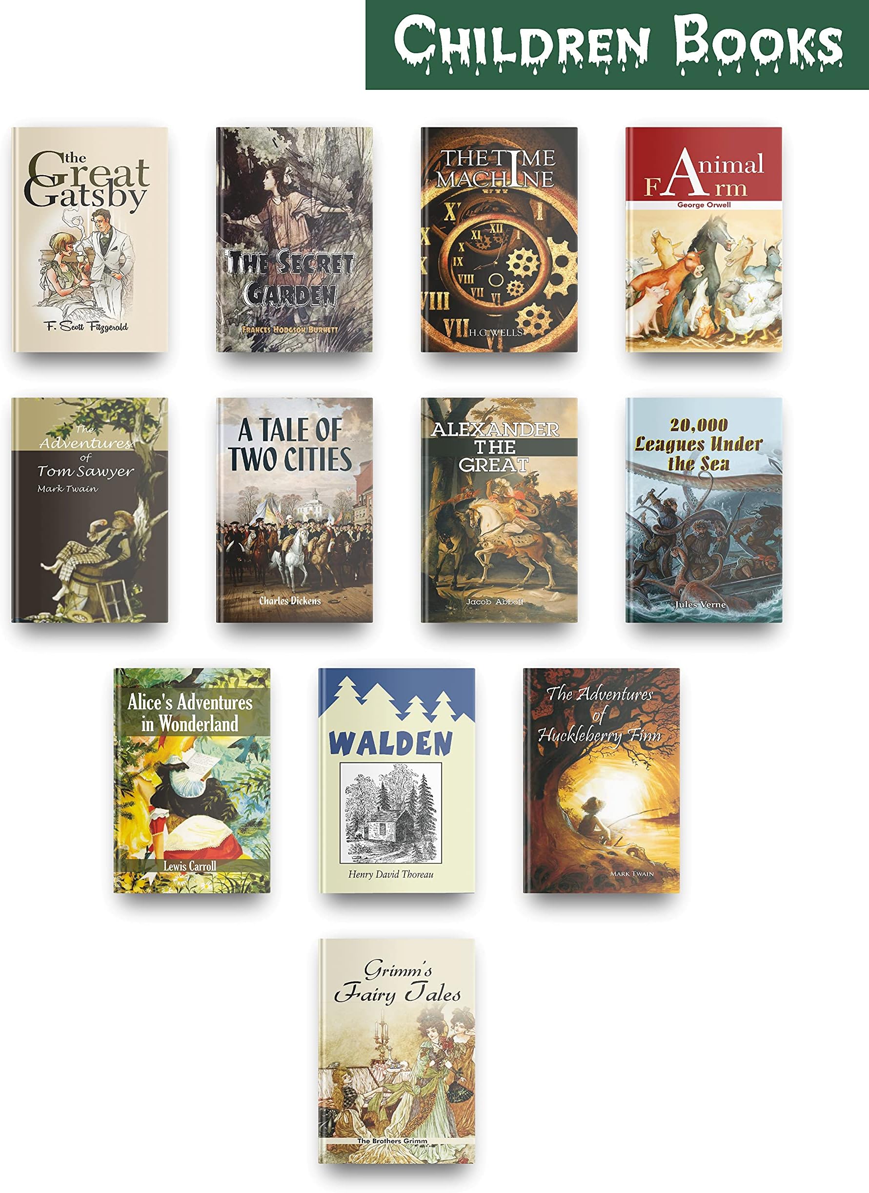 CHILDREN BOOKS SET OF 12