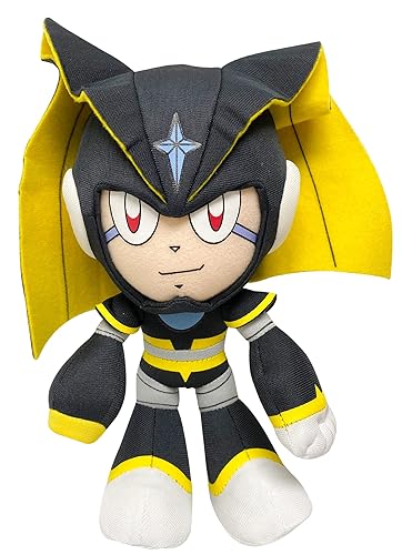 GE Animation Great Eastern GE-52604 Mega Man - 10" Bass Stuffed Plush