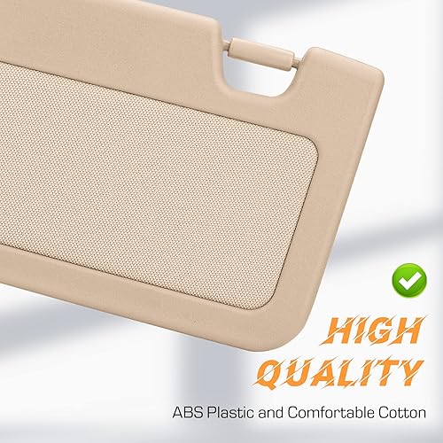 Miniatura 5 de Reemplazo de visera parasol para lado izquierdo del conductor compatible con Honda Civic EX LX Sedan SI Coupé 2006 2007 2008 2009 2010 2011