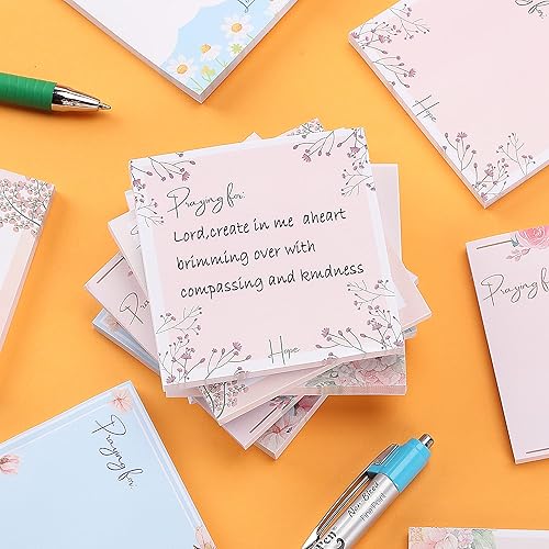 Vista 5 de Mr. Pen - Notas adhesivas florales, 3 x 3 pies, 12 blocs, notas adhesivas coloridas estéticas a granel