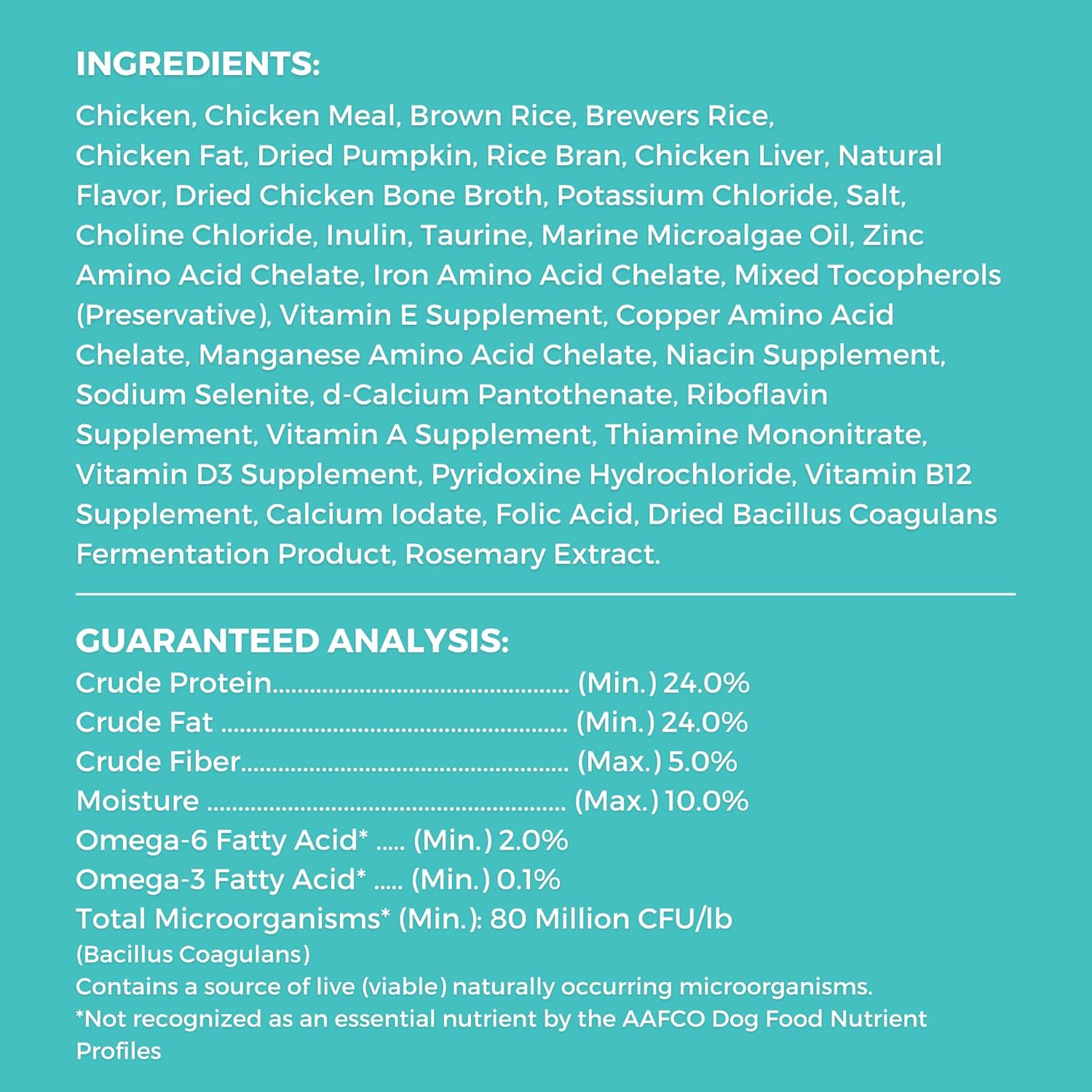 KOHA Limited Ingredient Bland Diet Dry Food for Dogs - Chicken & Brown Rice Recipe, Sensitive Stomach Dog Food - Pumpkin for Digestive Support, 3.5 lbs - Image 5