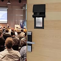 Vista 2 de HOMEIDEAS Cortinas opacas de aula para puerta delantera, cubierta de ventana de puerta de aula, persianas de privacidad con aislamiento térmico