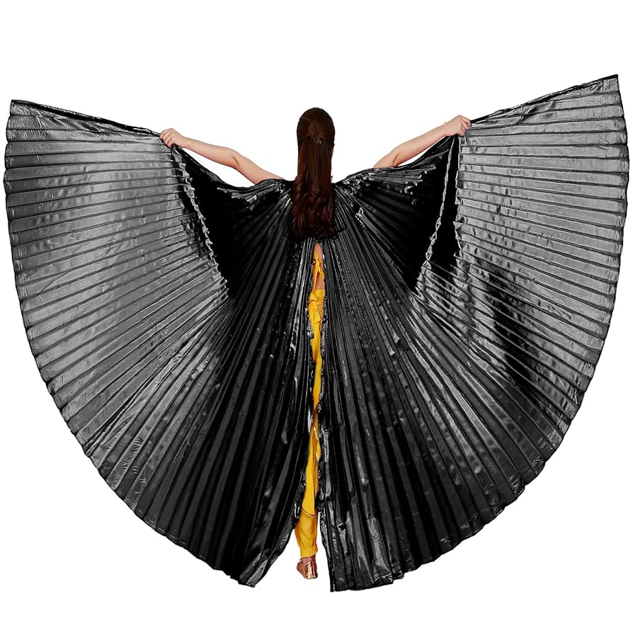 Belly Dance Led Isis Wings With Adjustable Sticks Adult Accessories Stage Performance Props