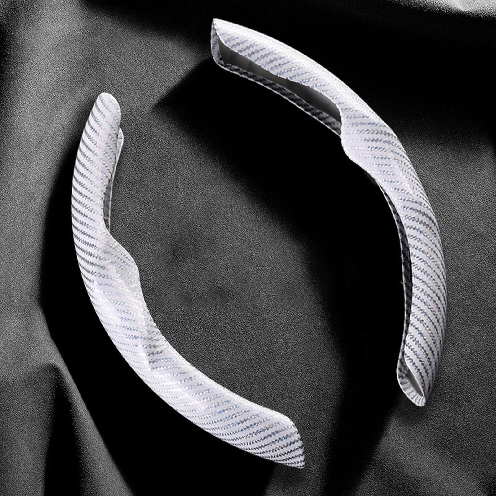 Car Steering Wheel Cover Compatible with Genesis G70 G80 G90 GV60 GV70 GV80 Carbon Fiber Segmented Steering Wheel Protective Cover Skin-Friendly