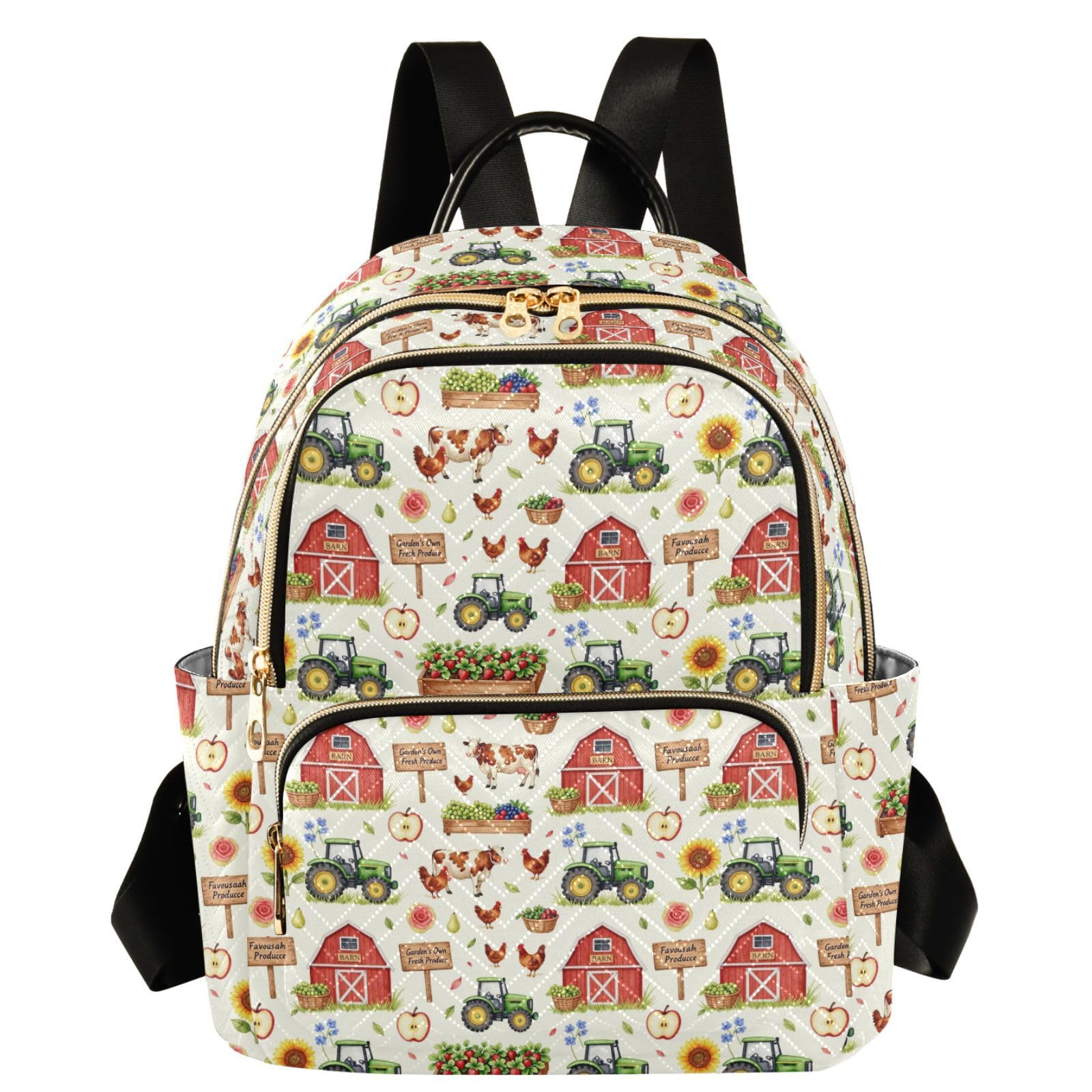 Mochila casual de poliéster suave para viajes de mujer 8