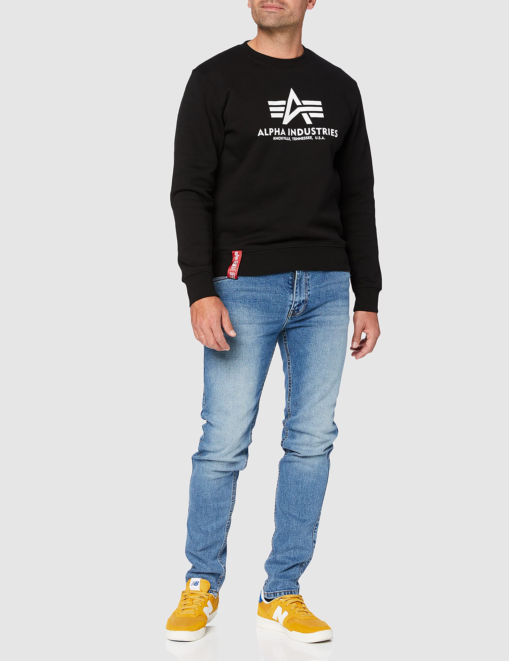 Alpha Industries Herren Basic Sweater Sweatshirt für Herren Sweatshirt (1er Pack) - 3
