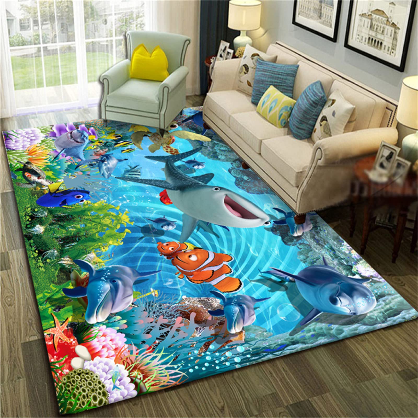 Tapis d eveil bebe fille velours de cristal bleu 120x170cm