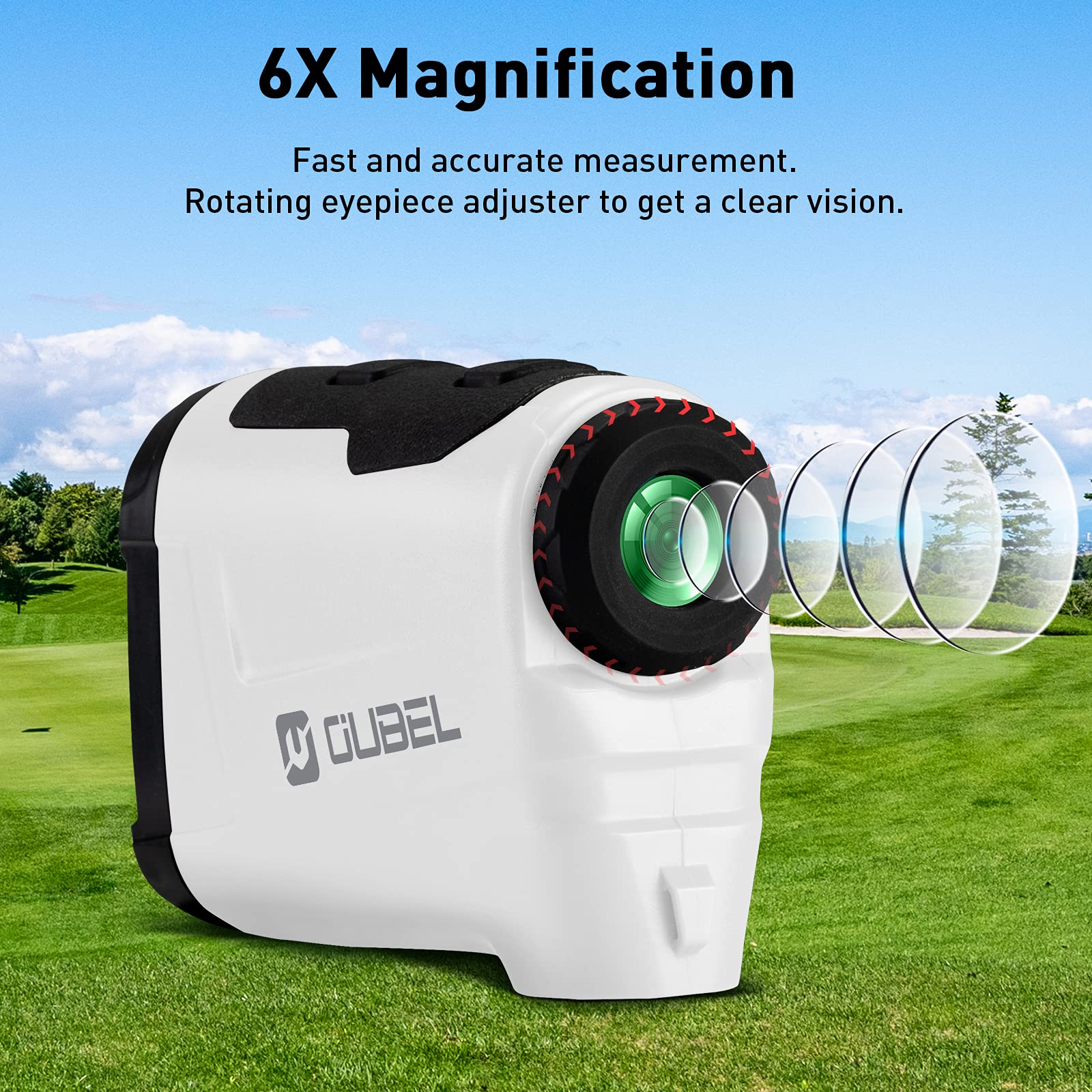 Buy OUBEL Golf Rangefinder/Hunting Rangefinder,1200 Yards Laser
