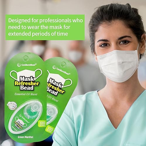 Miniatura 10 de CoolBurstBead Refrescante de máscara facial, fragancia refrescante de larga duración y fuerte, paquete de 4, con aceites esenciales naturales de