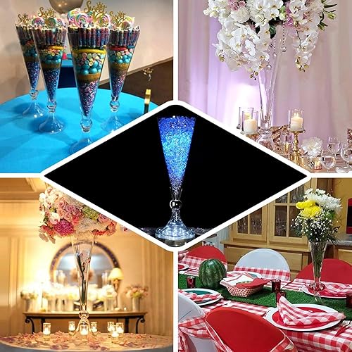 Miniatura 4 de Efavormart - Jarrón reversible de cristal con bola de cristal de 4 a 11 pulgadas