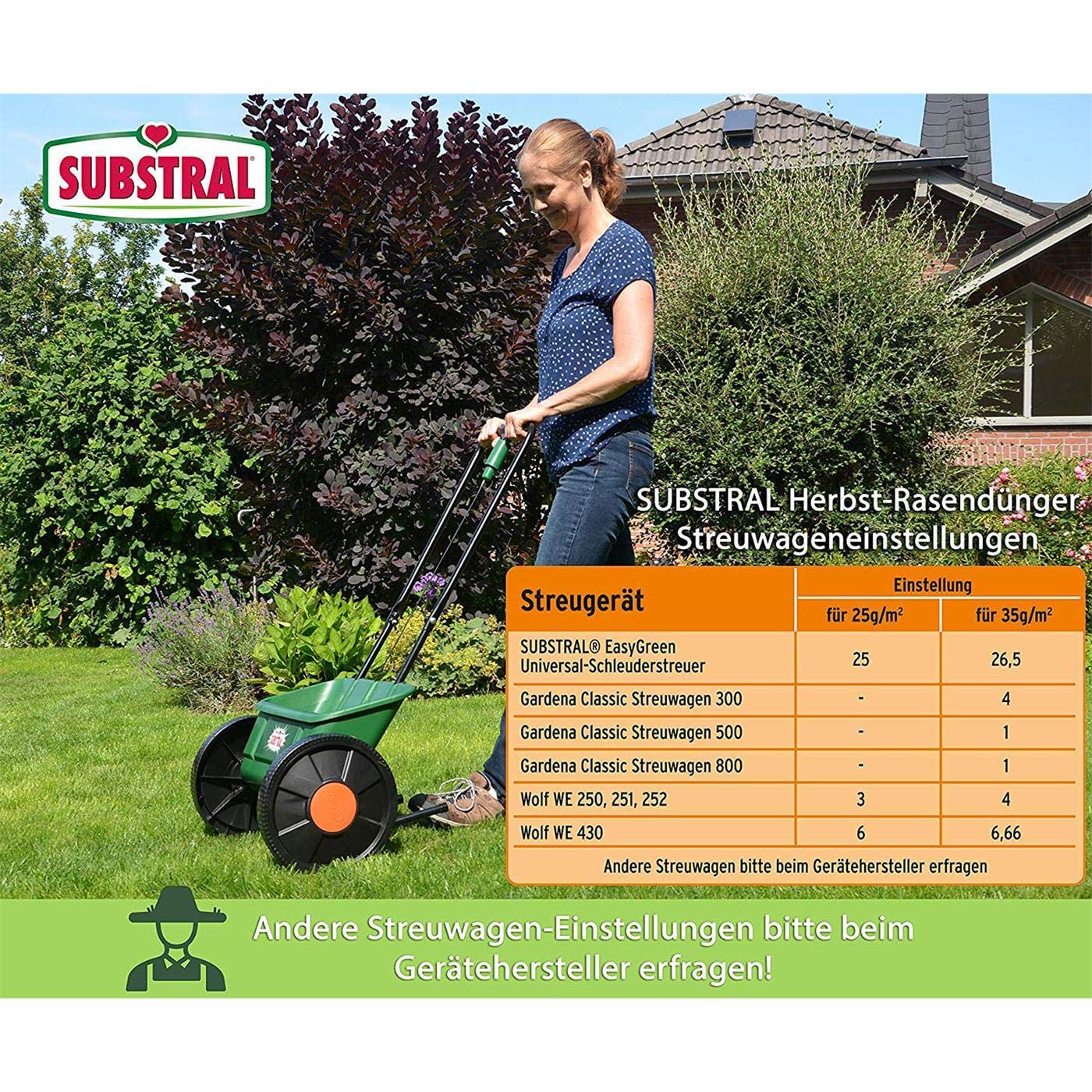 Substral 8243 Herbst Rasendünger 25 kg für 1000 m²
