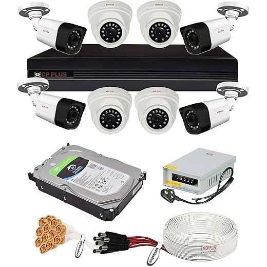 CP PLUS 2.4MP CCTV Camera Set 2TB