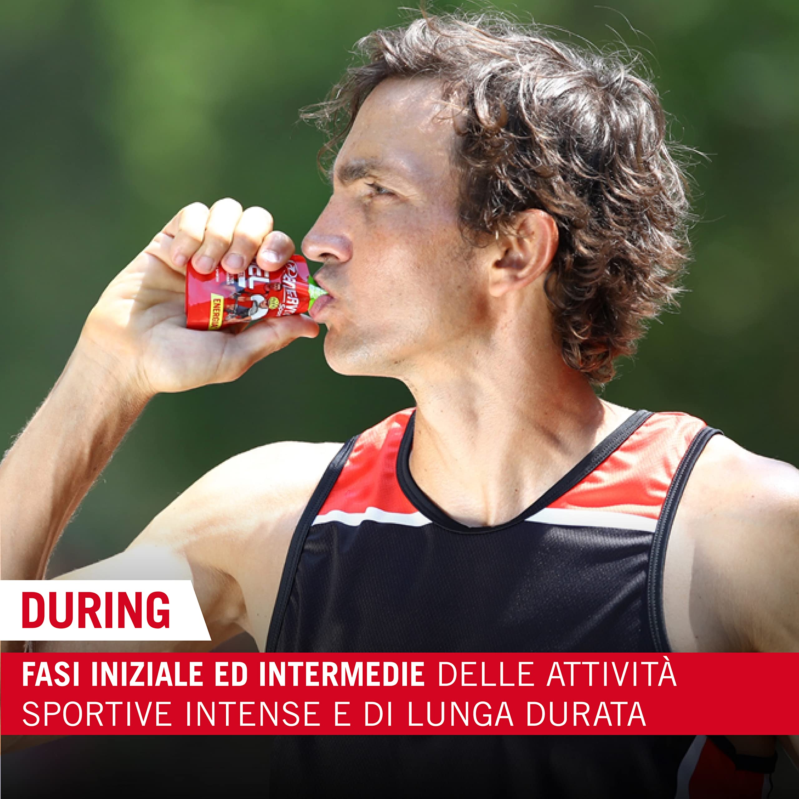 Enervit, Gel Limone, Integratore con Vitamine e Carboidrati, ad Alta Intensità Energetica, per Sforzi di Lunga Durata, con Formula DP4, Senza Glutine, 24 Minipack da 25 Millilitri