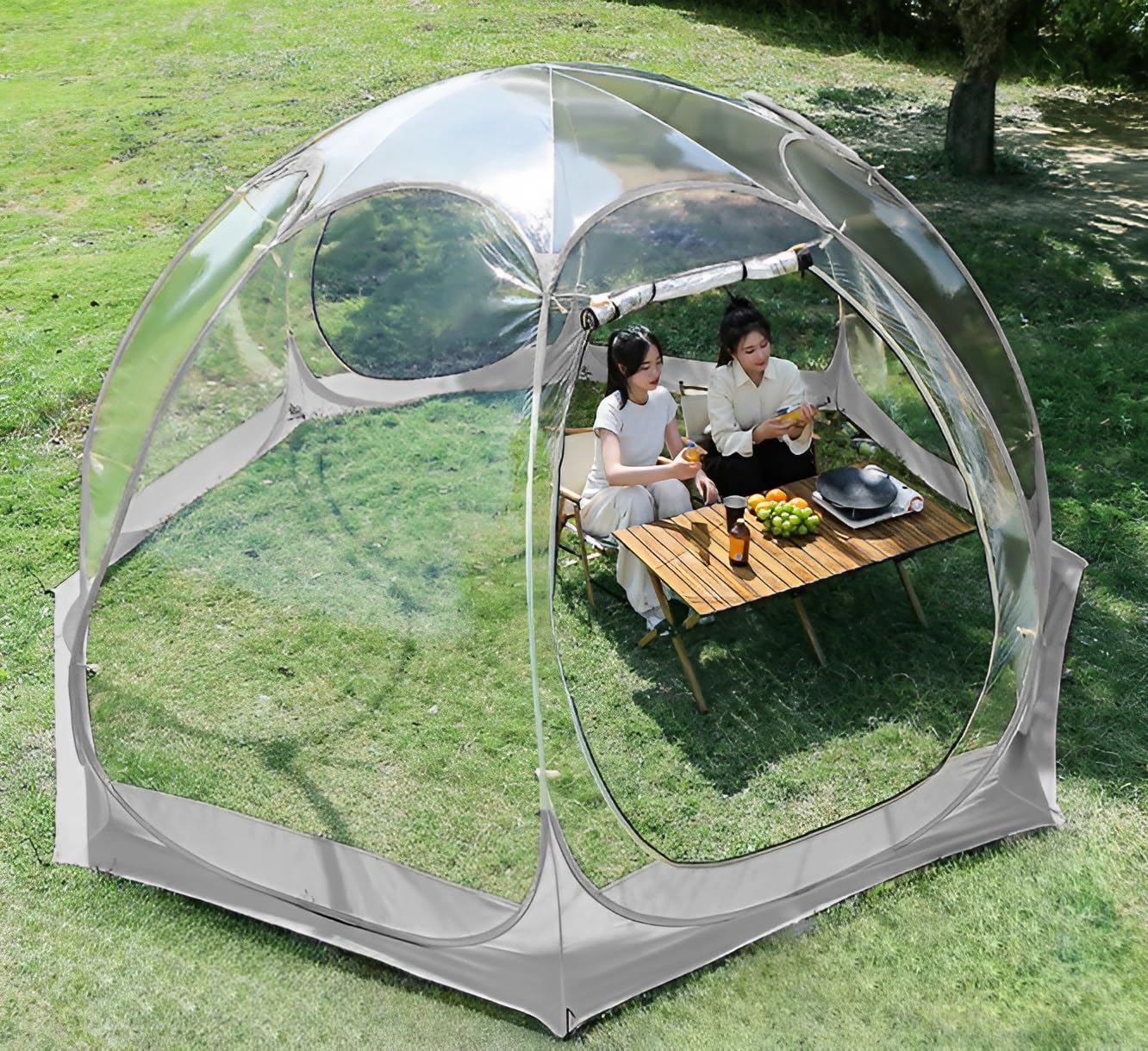 bubble zelt transparent Transparentes Garten Zelt, Bubble Event Shelter, Familienzelt Camping House 3 M / 3.6 M, Outdoor Baldachin Esszimmer, Pop Up Pavillon für 2-5 Personen, für Party, Camping, Familienzelt(L:3m H:2 Sport Favero Assioma PRO MX-2 Medium Sunglasses Color:Matte Army Green