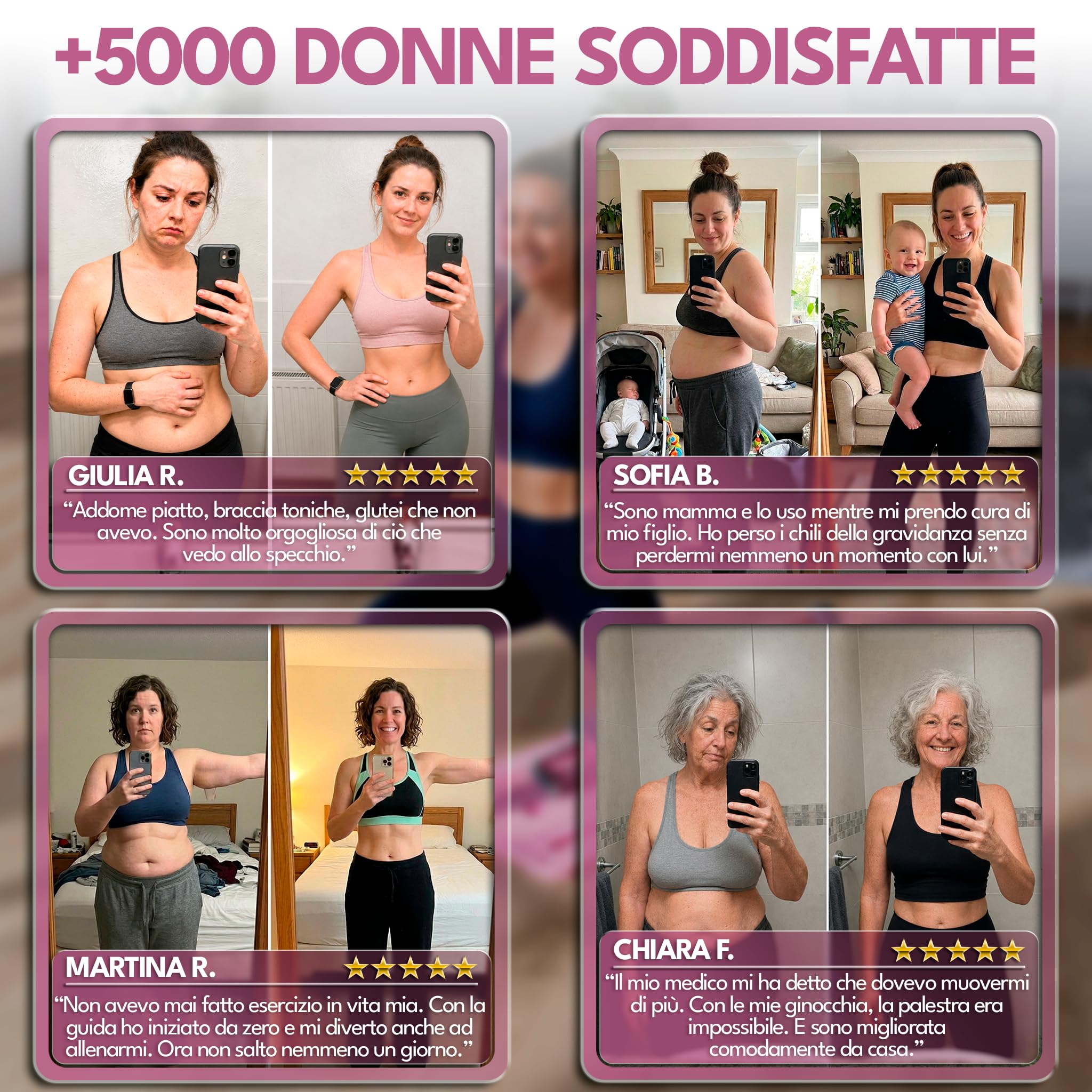 Pilates Reformer Pieghevole per Casa con Accessori + Guida 10 Esercizi | Mini Reformer Pilates | Tavola Board Multifunzionale | Attrezzi Fitness Casa | Kit Completo Home Gym