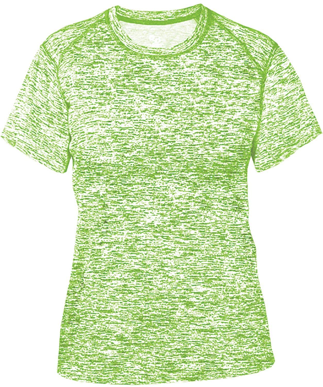 Badger Sports Blend Ladies' Tee Lime Blend Medium