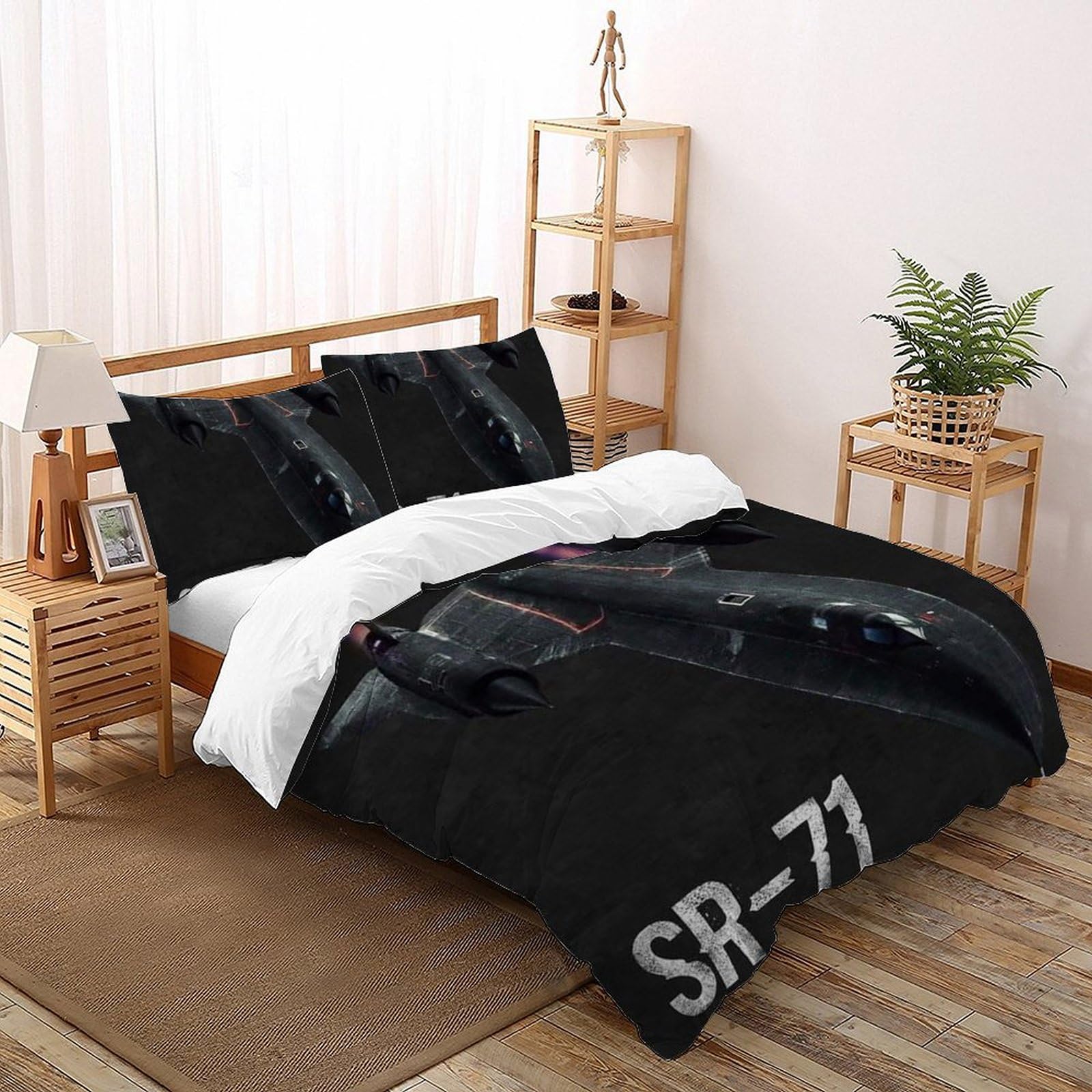 Housse de couette avion 200x200 pour décorer une chambre d'ado passionné