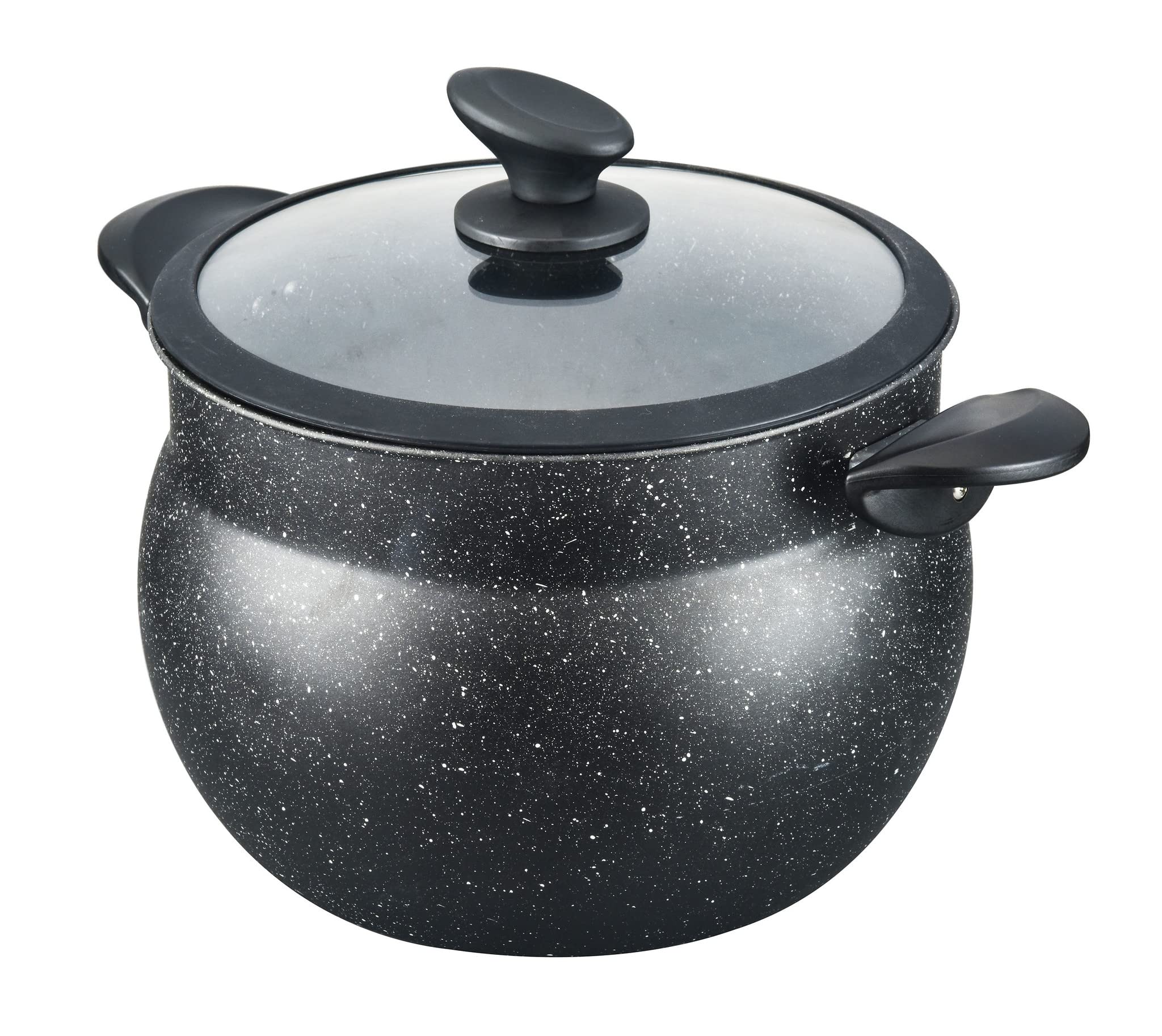 Cheffinger Pentola per couscous, 26 cm, 12 l, colore nero