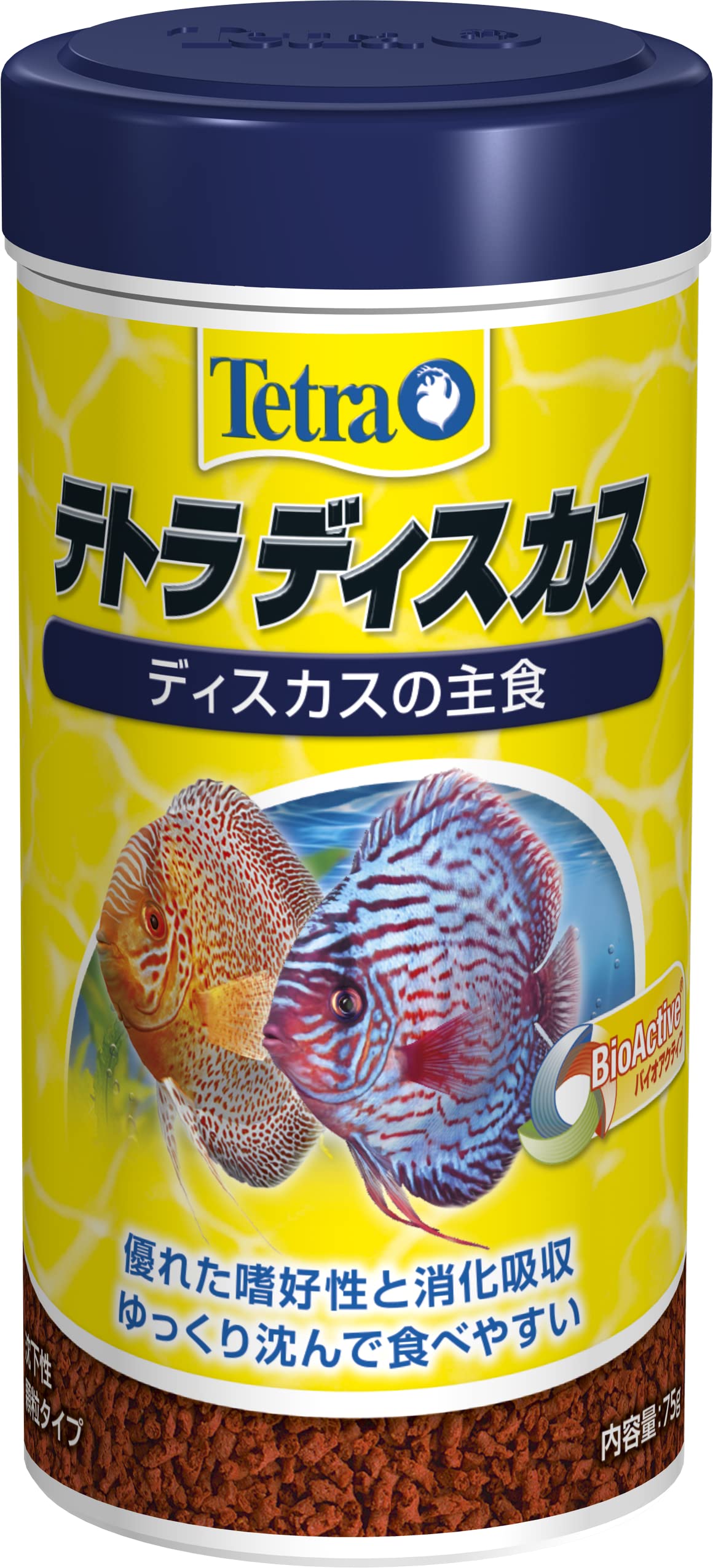 Amazon.co.jp: テトラ (Tetra) ディスカス 75g ディスカスの主食