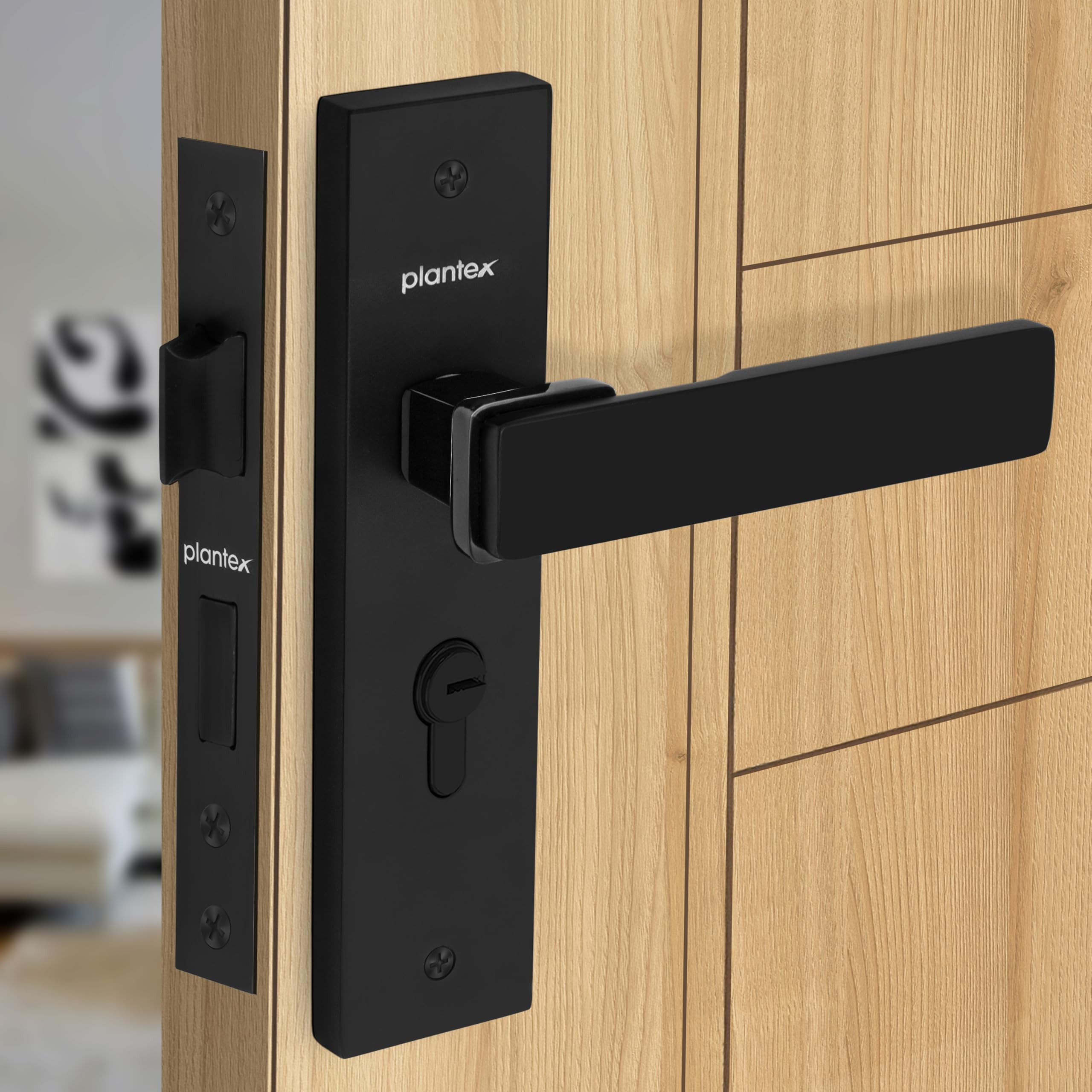 Plantex Heavy-Duty Door Lock - Secure & Stylish -8