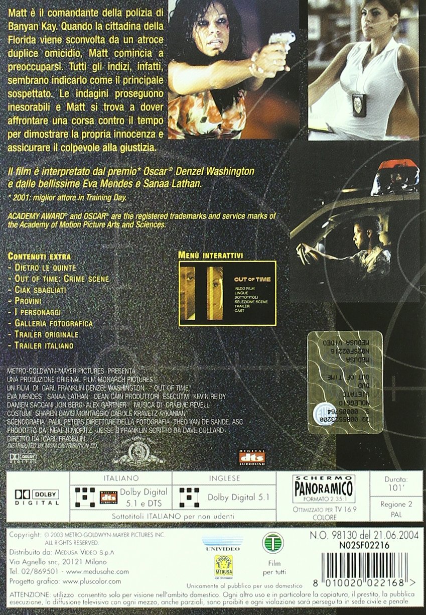 Amazon Com Out Of Time Italian Edition Denzel Washington Eva Mendes Carl Franklin Movies Tv Amazon Com Out Of Time Italian Edition Denzel Washington Eva Mendes Carl Franklin Movies Tv