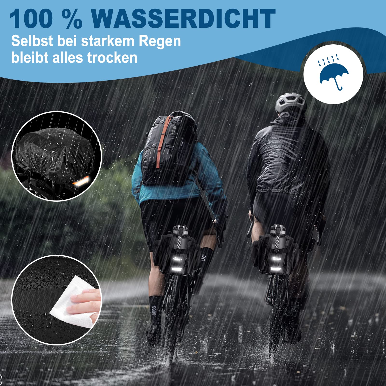 toptrek Torba na bagażnik rowerowy 12 l