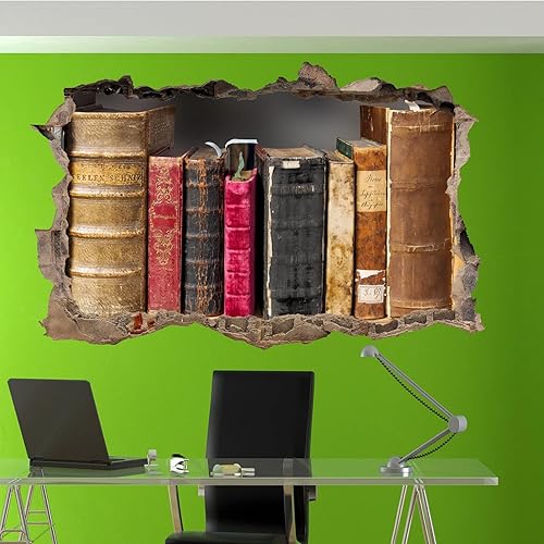 Miniatura 4 de Pegatinas de pared de planeta 3D con espacio destrozado, vinilo extraíble para decoración del hogar, calcomanías de vinilo de galaxia, arte para