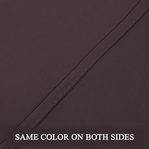 Miniatura 6 de Cenefas Keqiaosuocai para ventanas, con bolsillo para barra de ventana, cortinas opacas para dormitorio, sala, cocina, sótano