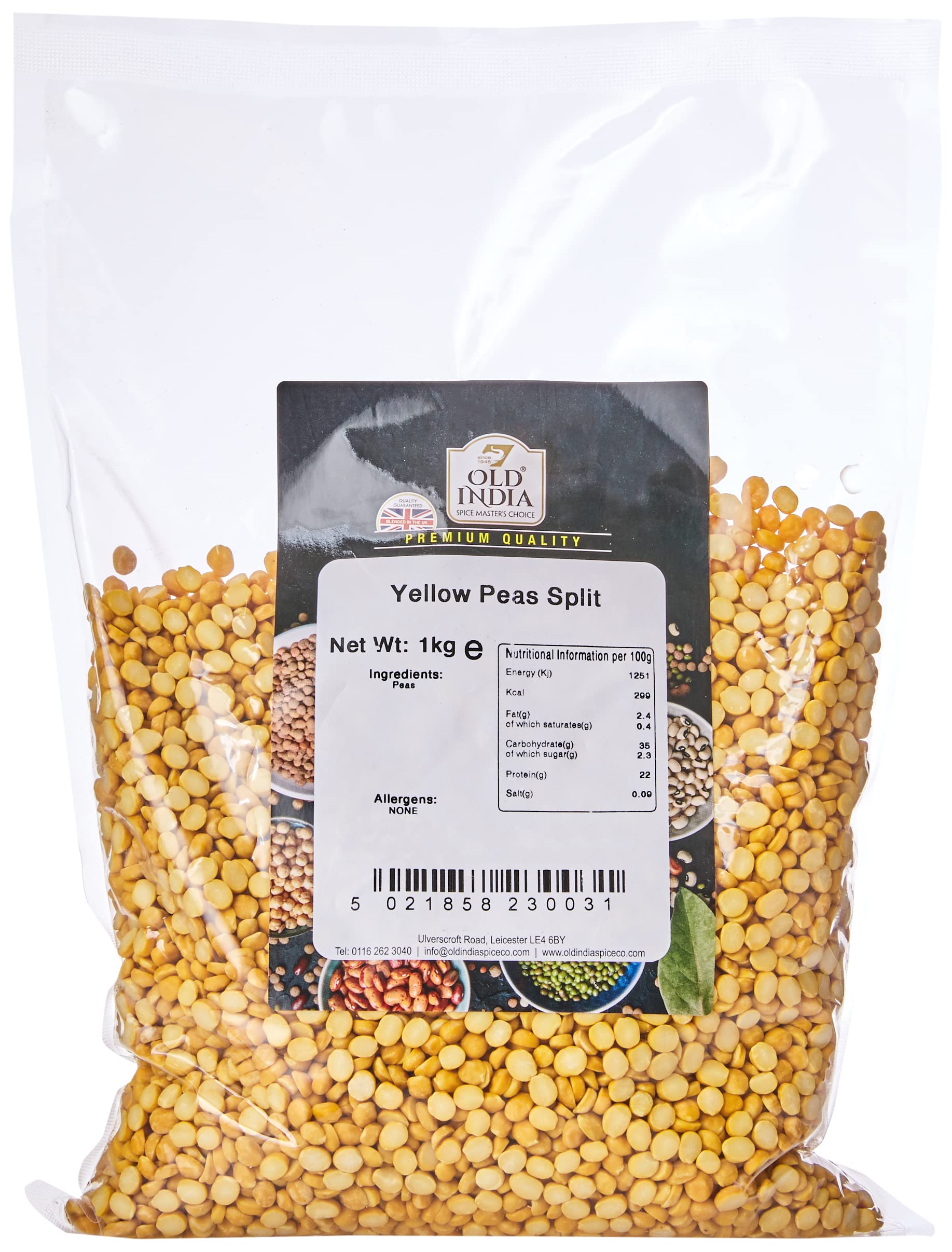 Old India Yellow Peas Split 1kg