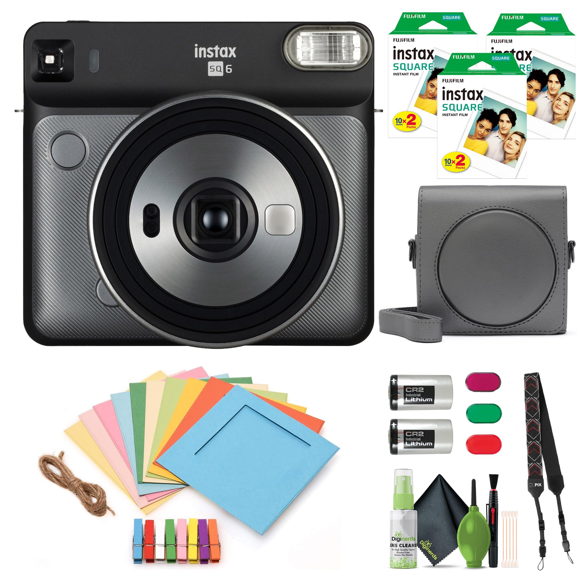 Amazon | Fujifilm Instax Square SQ6 インスタントフィルムカメラ 