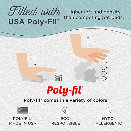 Miniatura 3 de Best Friends by Sheri - The Original Calming Donut - Cama calmante en forma de dona para perros y gatos - Pelo largo, lavanda, L, 36 x 36 pulgadas