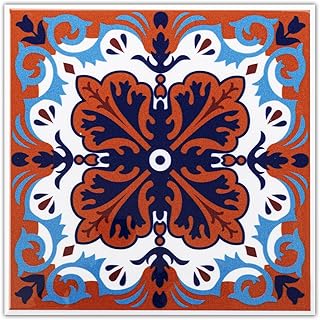 DICOFUN 32 Colorful Talavera Mexican Tile Peel and Stick Backsplash, 6