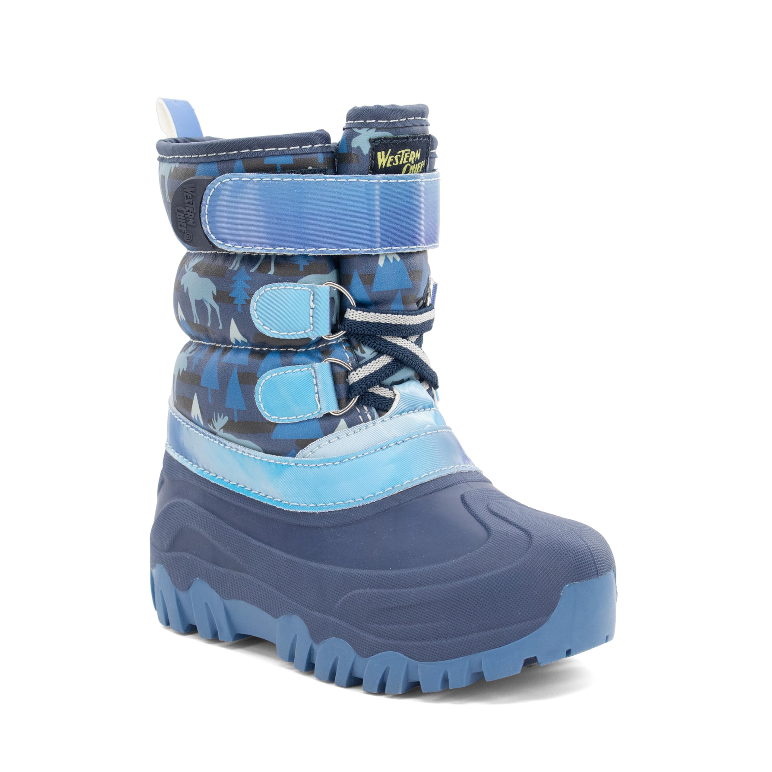 Western Chief Kids Ascend Faux Fur Cold Weather Boots – Waterproof Winter Boots for Girls & Boys – Warm, Cozy & Reflective for Snow Adventures