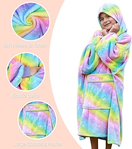 Miniatura 3 de Catalonia - Sudadera con capucha de gran tamaño, forro polar con bolsillo frontal grande, súper suave, cálida y cómoda para adolescentes, niños y