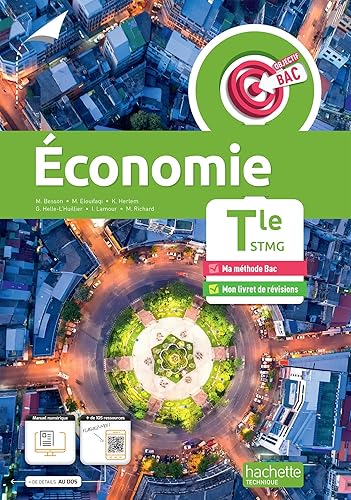 Objectif Bac Économie Terminale STMG - livre élève - Ed. 2023