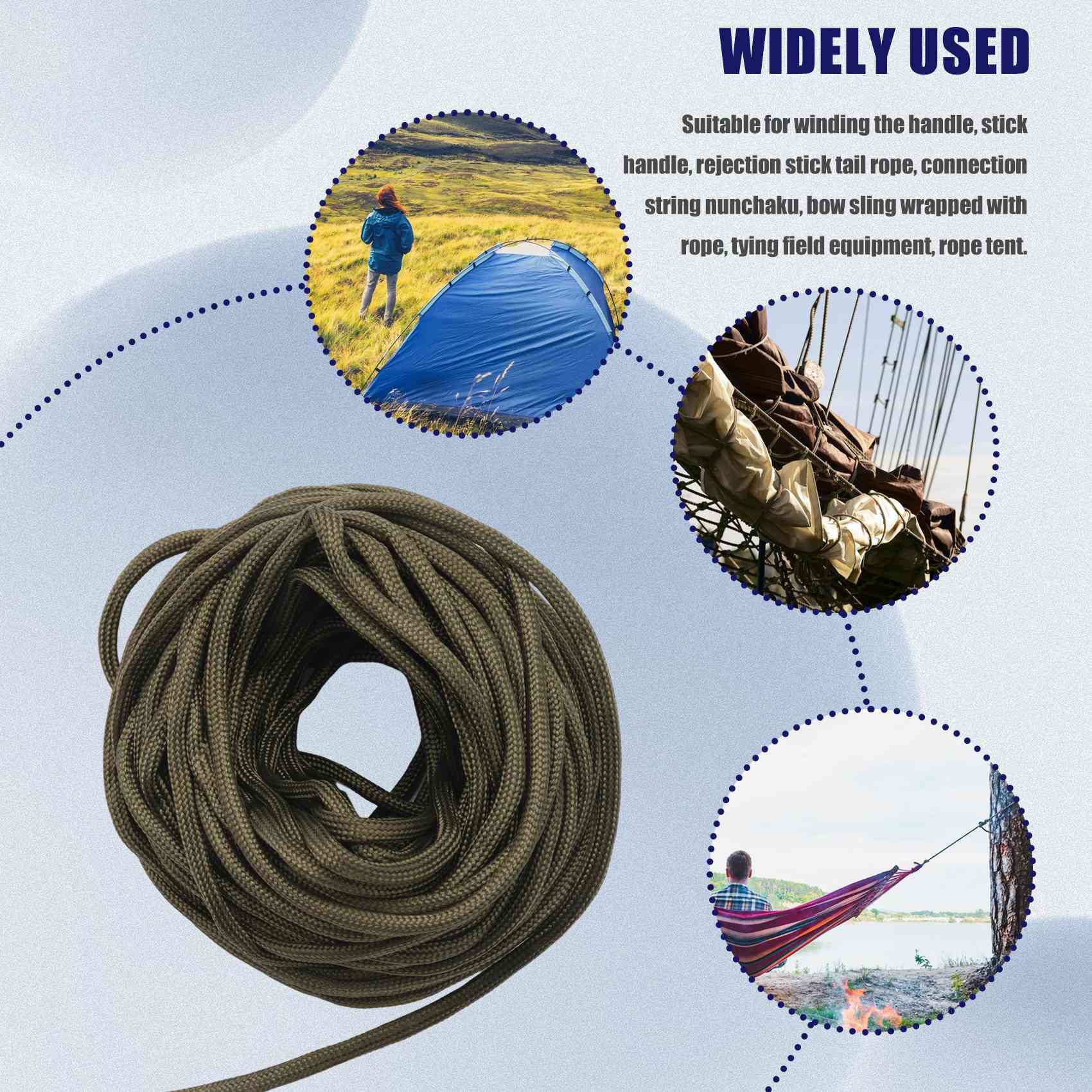 Paracord Militare 15M Corda Resistente Sopravvivenza Verde
