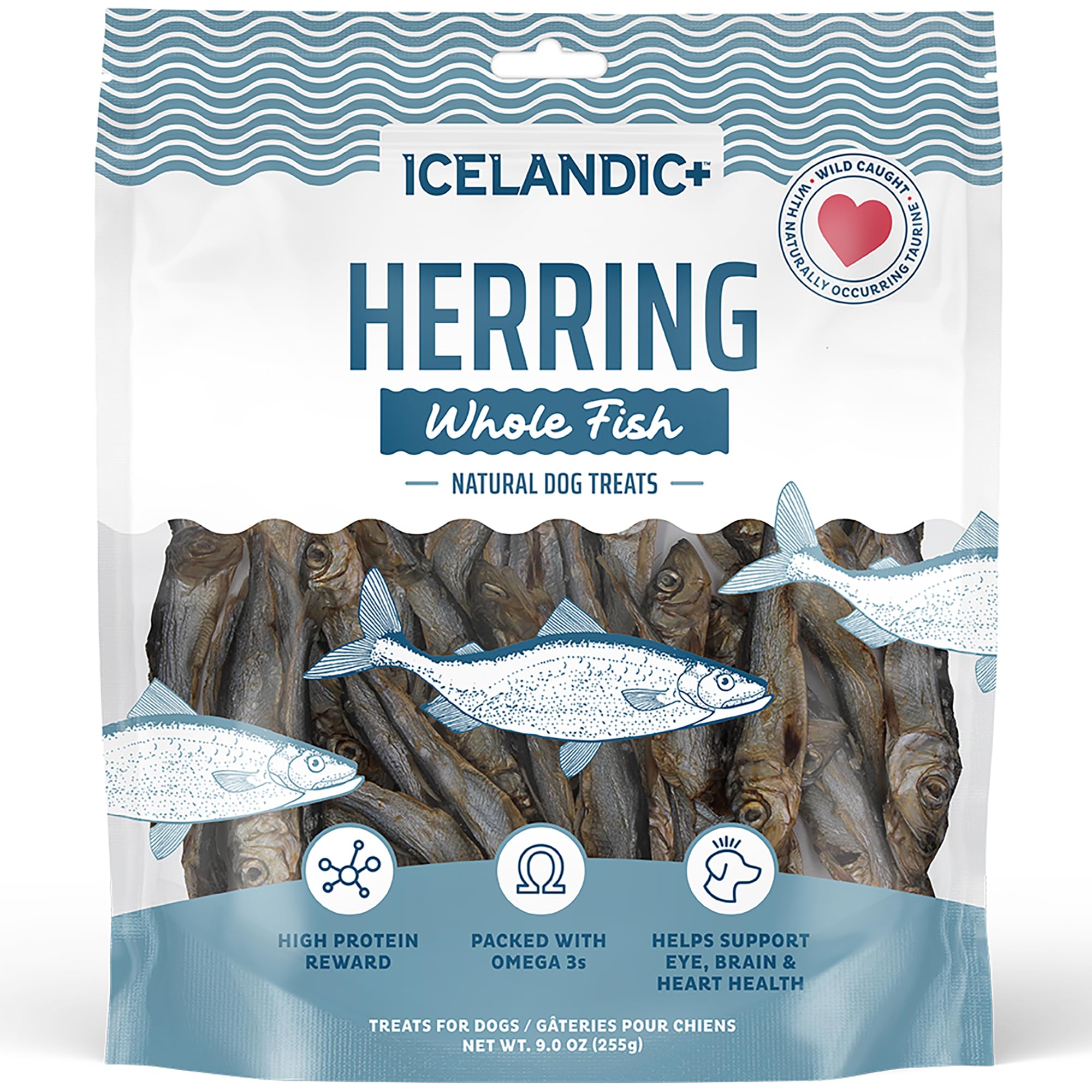 Amazon.com : Icelandic+ Whole Fish Herring - 9oz Bag - Dog Treats